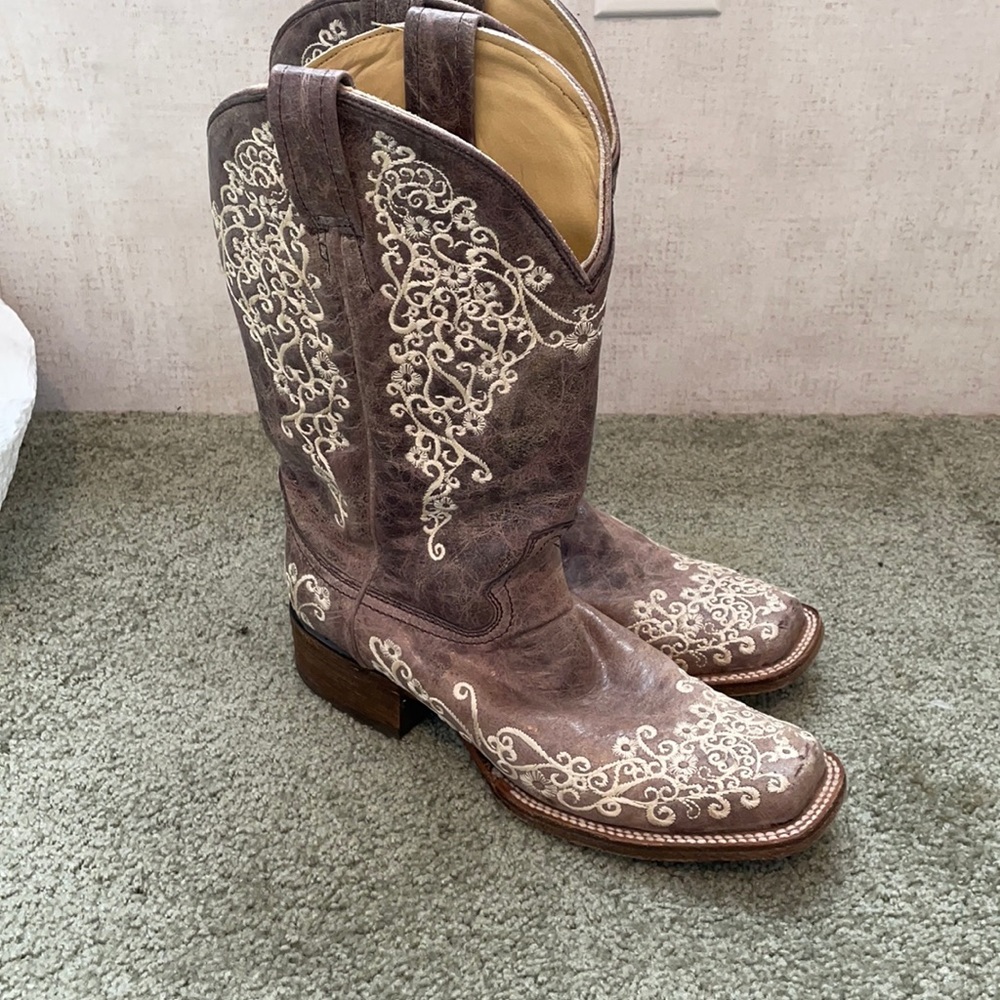 New, worn once Corral boots